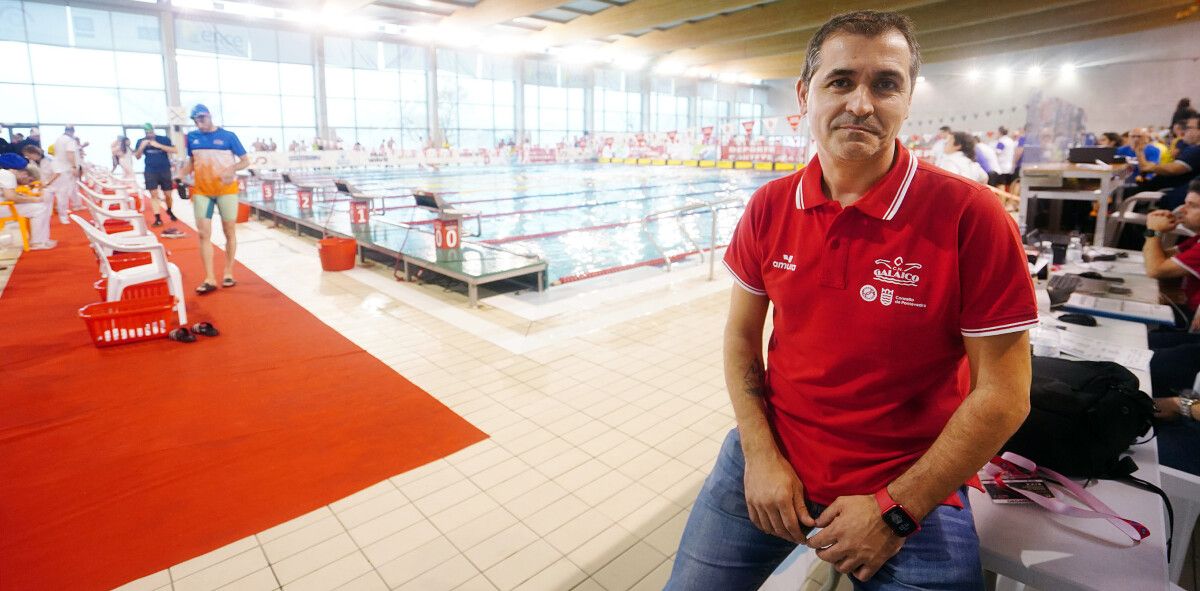 Alberto Castro, presidente do Club Natación Galaico