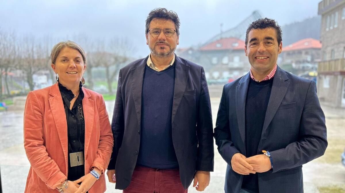 Luisa Piñeiro, Carlos Viéitez e Luis López