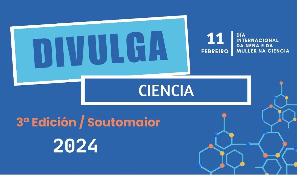 Cartel de la tercera edición de Divulgaciencia en Soutomaior