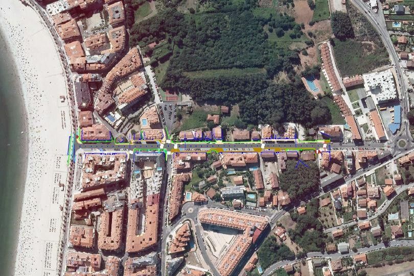 Plano da rúa Luis Rocafort