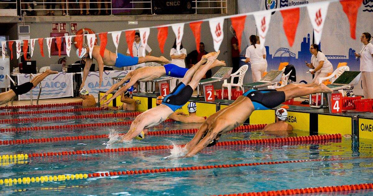 Última xornada do Campionato de España Máster de Inverno de Natación en Ponte Muíños