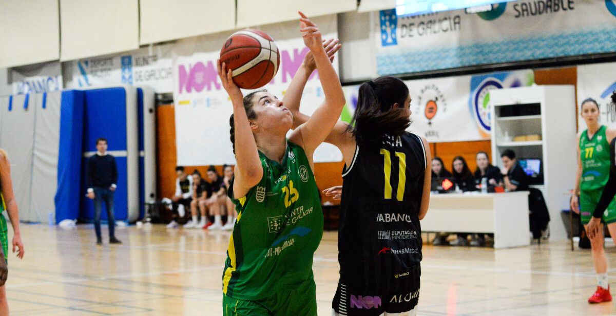 Nerea Liste, no partido entre CB Arxil e Cortegada no CTGD