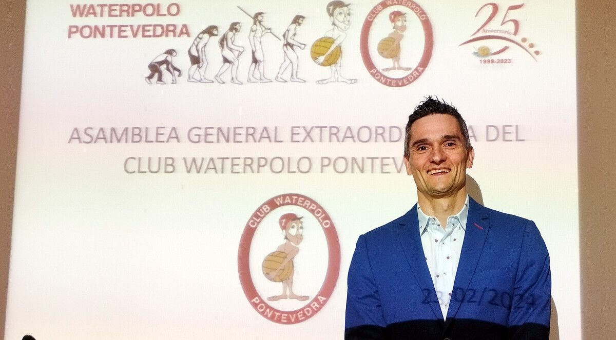 Alberto López Penide, nuevo presidente del Club Waterpolo Pontevedra