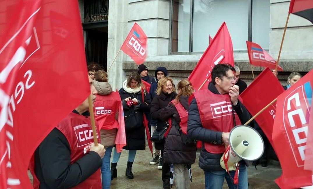 Xornada de folga no sector financeiro