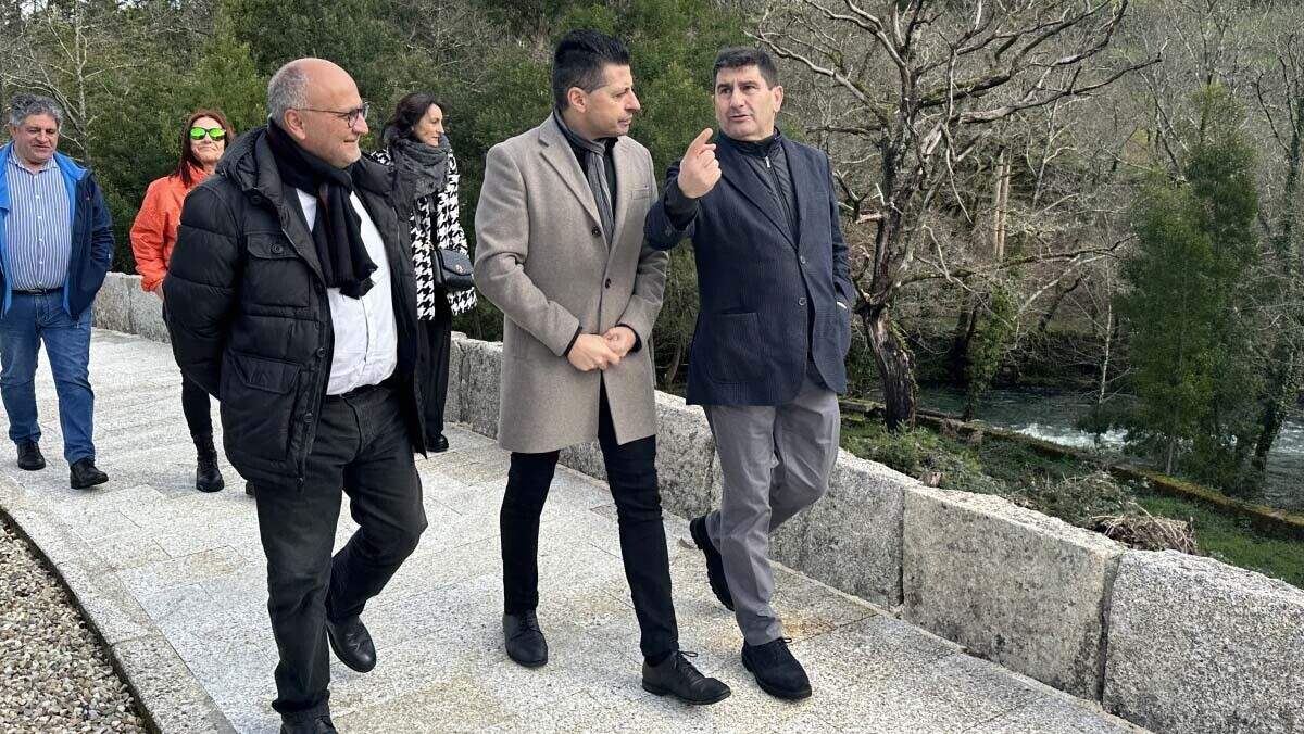 Visita do delegado do Gobierno ao concello de Ponte Caldelas