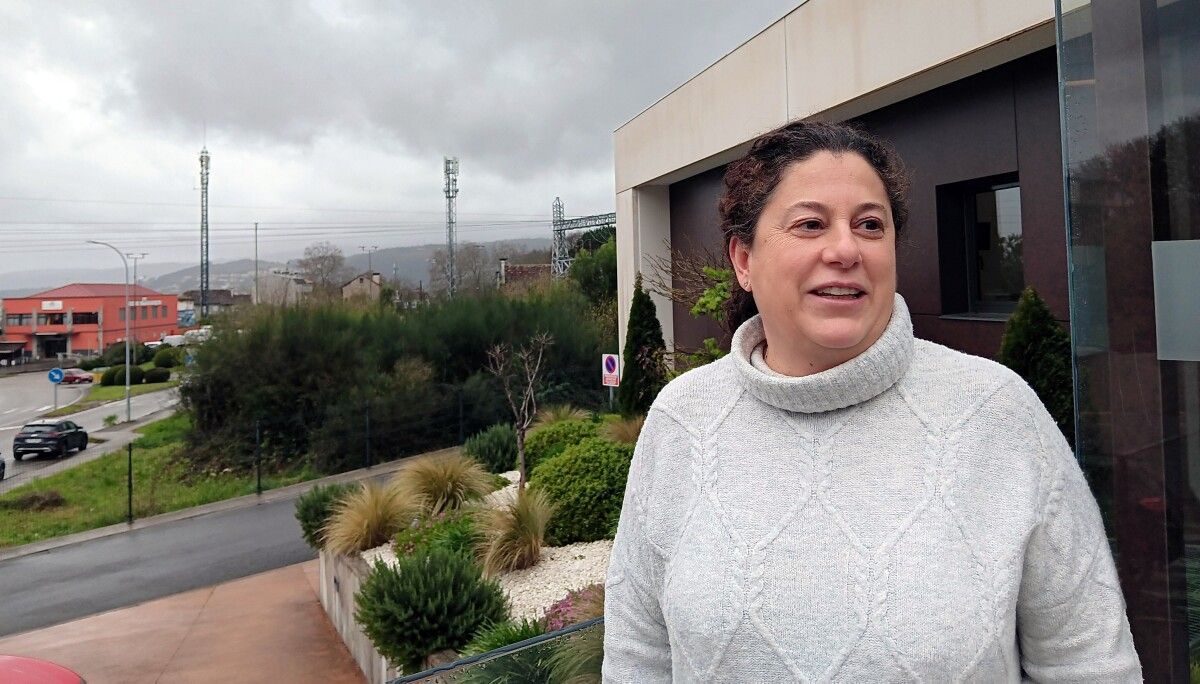 Montse Lamas, traballadora nunha funeraria