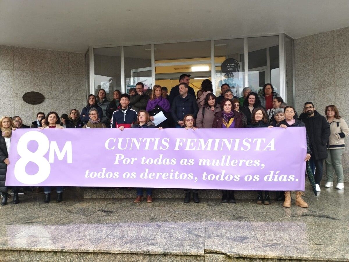 Concentración en Cuntis (Arquivo)
