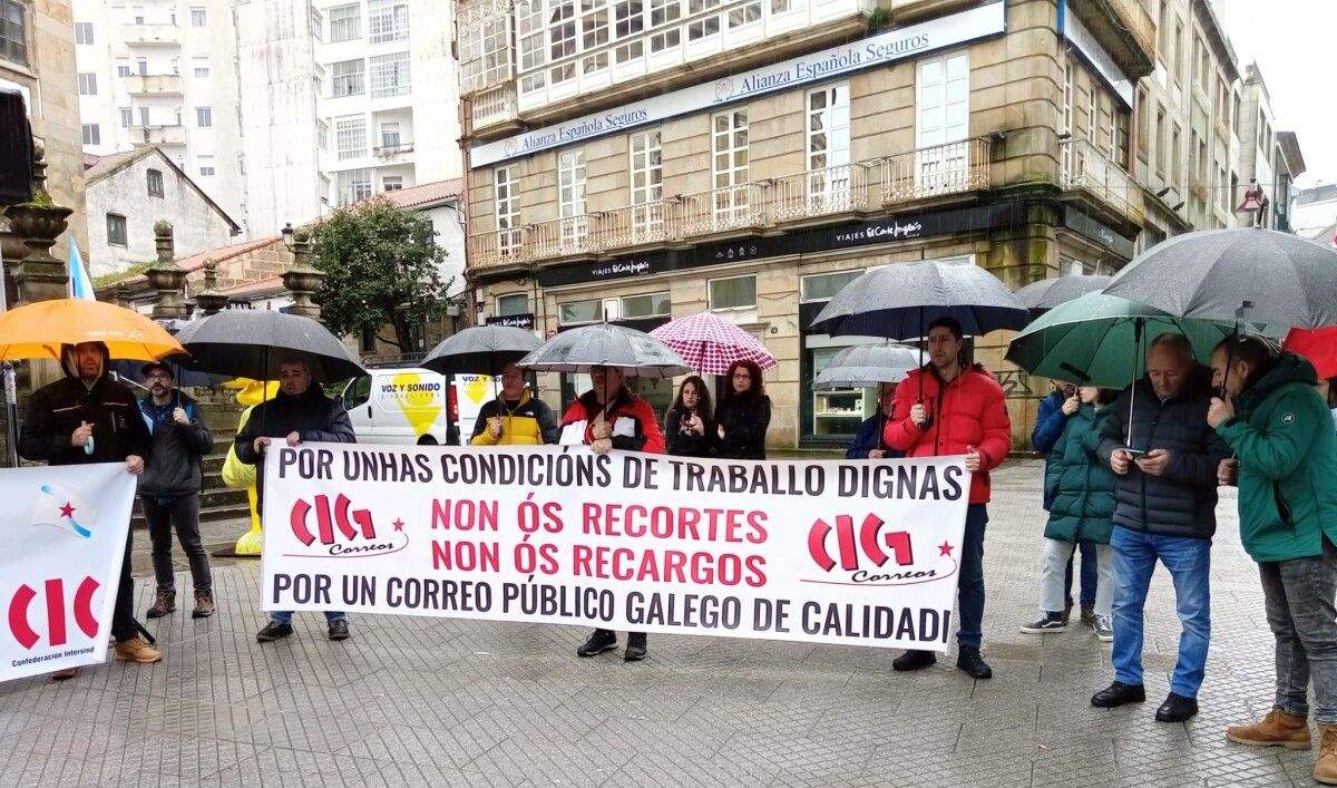 Concentración da CIG polo Día da Clase Obreira Galega