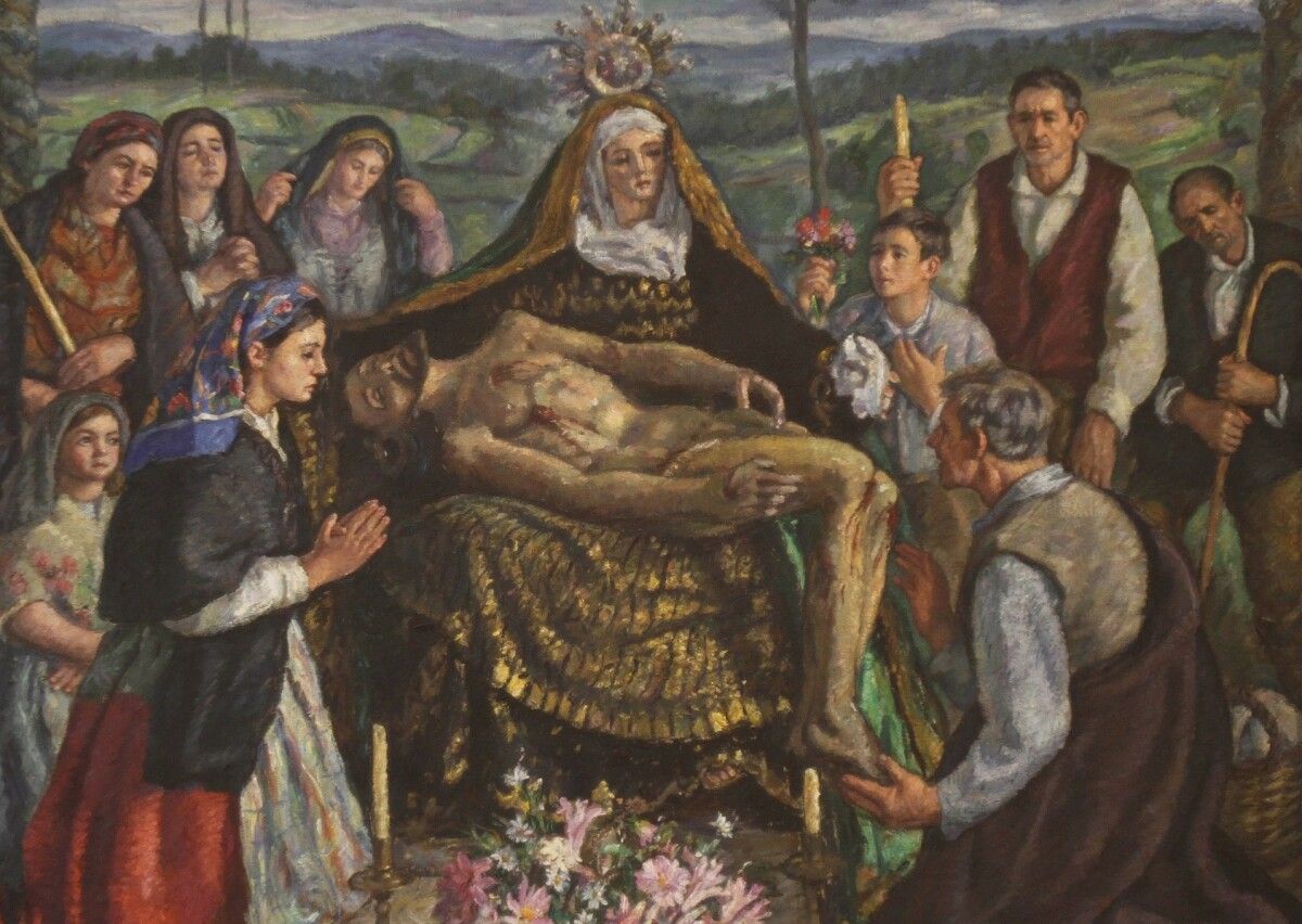 Quinta Angustia. Óleo, ca. 1969-1970. Juan Luis (1894-1994) Quinta Angustia. Óleo, ca. 1969-1970. Juan Luis (1894-1994)