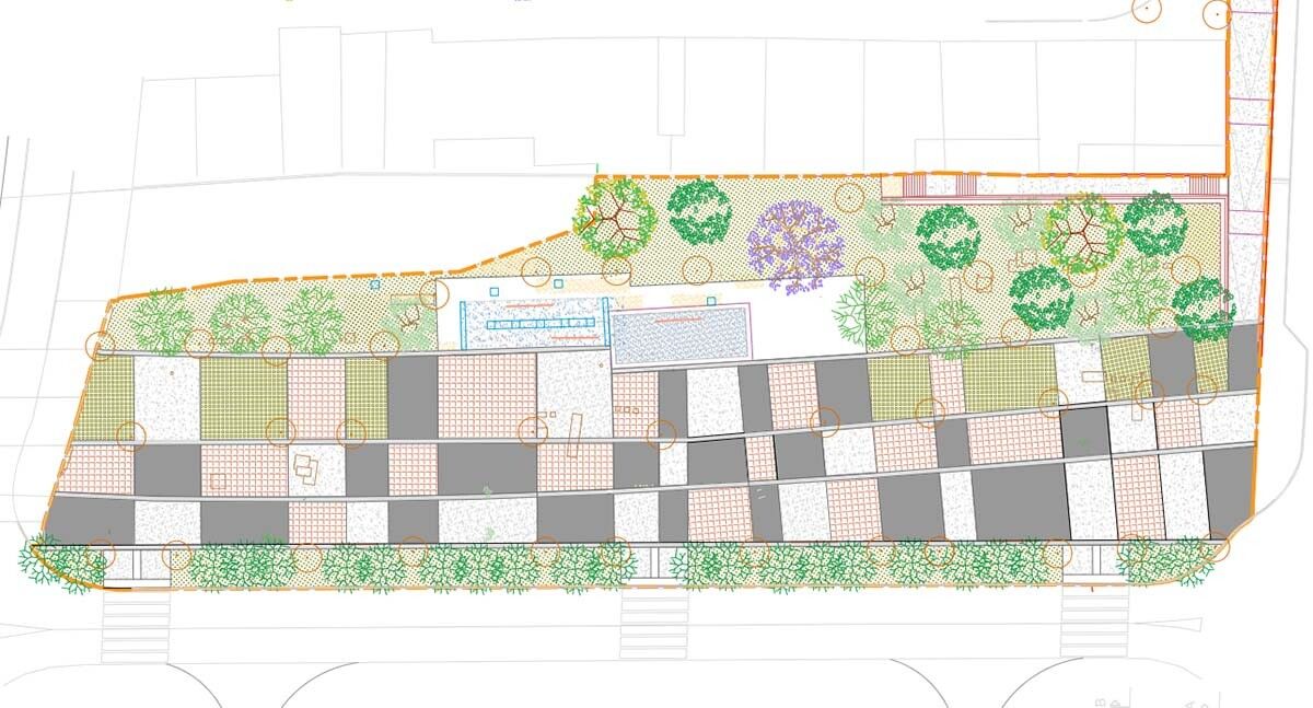 Proxecto definitivo do novo parque na pasarela José Adrio