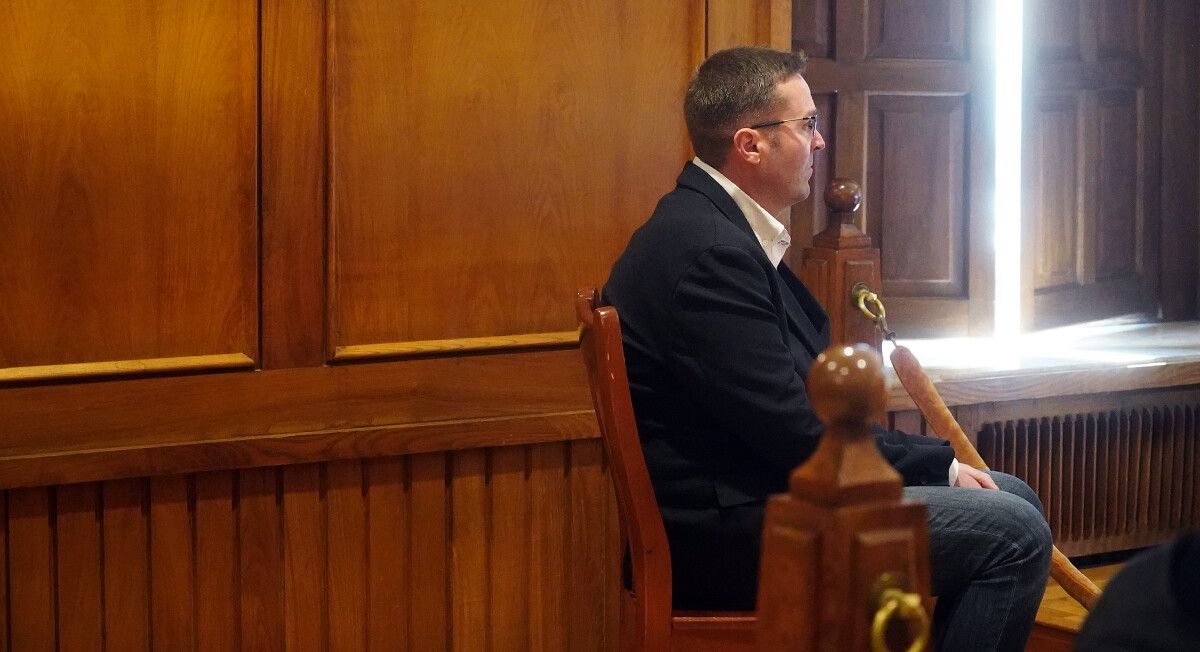 José Eirín, acusado por el crimen de Jéssica en Barro, durante el juicio