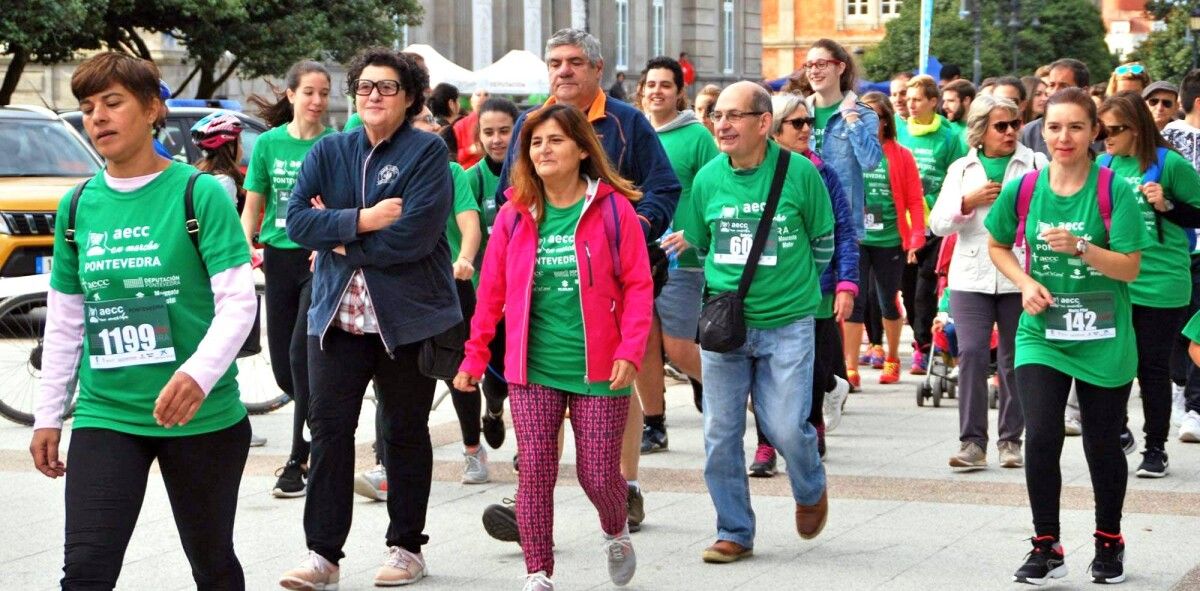 Actividade de vida saudable da AECC de Pontevedra