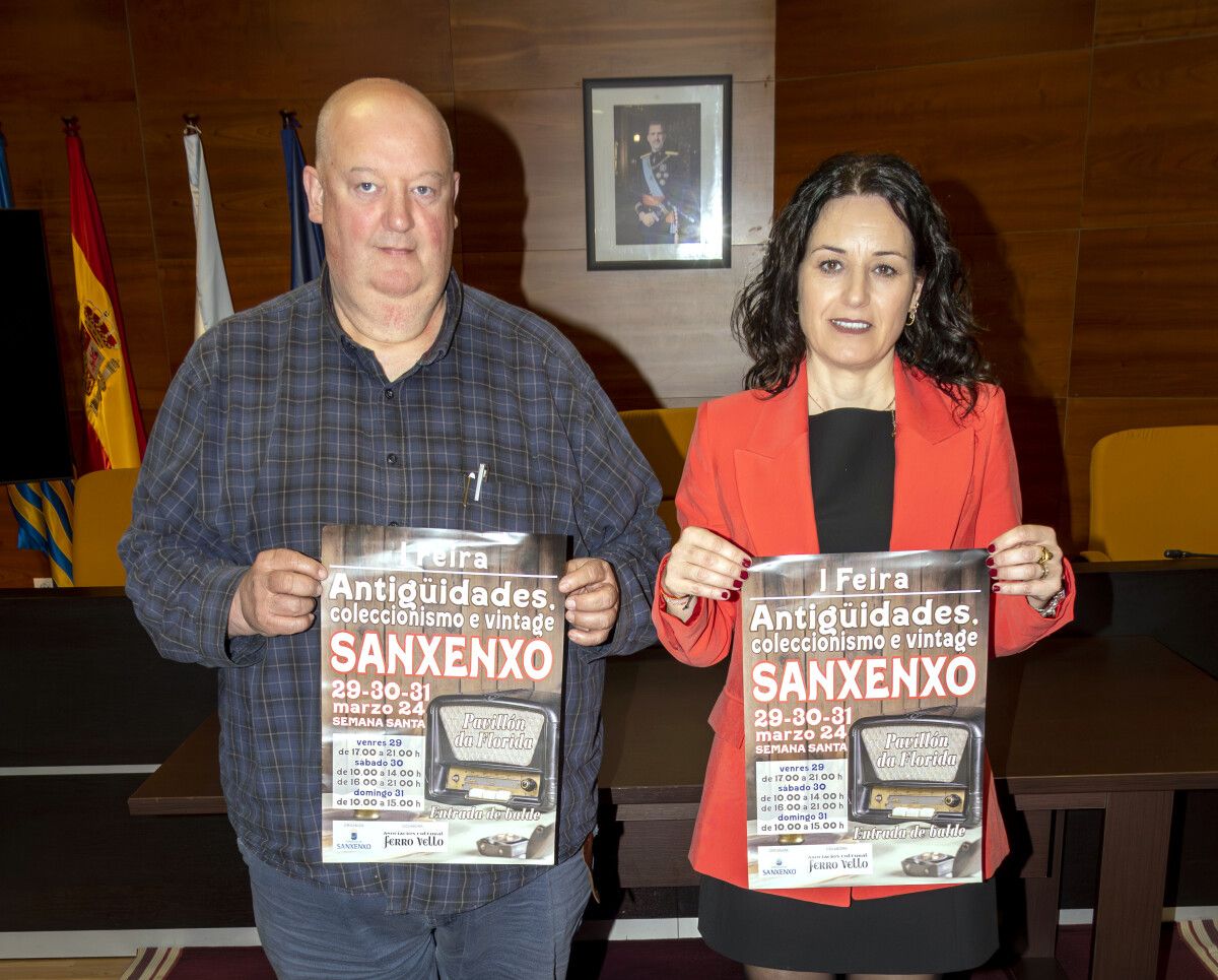 Presentación da I Feira de Antigüidades de Sanxenxo