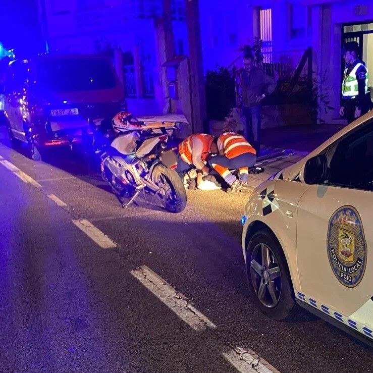 Motorista herido