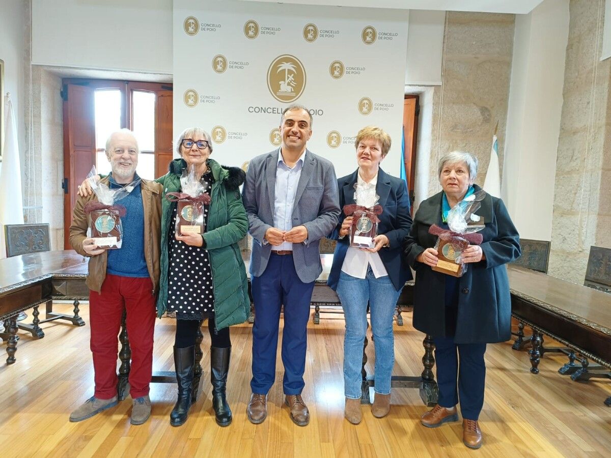 Recoñecemento a traballadores xubilados no 2023 no Concello de Poio