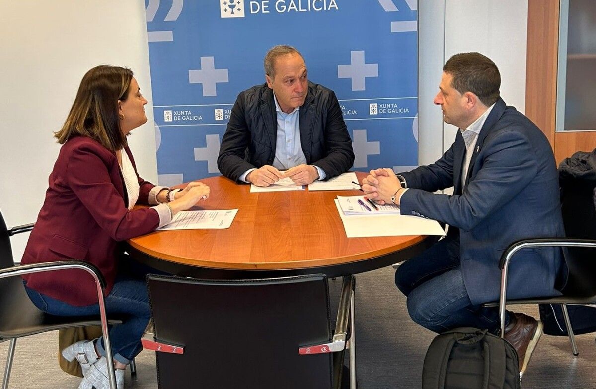 O alcalde de Cuntis mantivo unha reunión de traballo co delegado territorial da Xunta