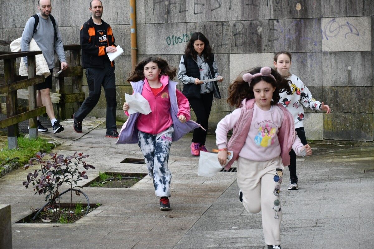 Primeira carreira de orientación urbana celebrada polo Concello de Caldas de Reis