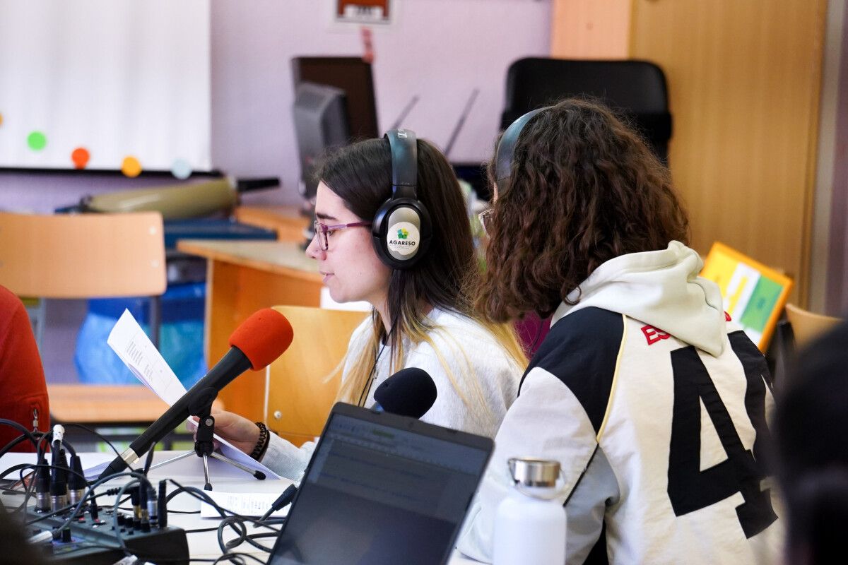 Estudantes que participan en 'Activistas polo O Mundo Que Queremos'