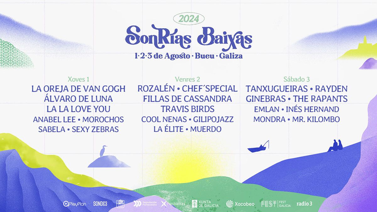 Cartel por días do SonRías Baixas 2024