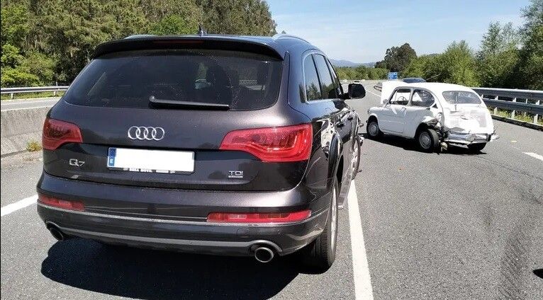 Accidente en la Autovía do Salnés