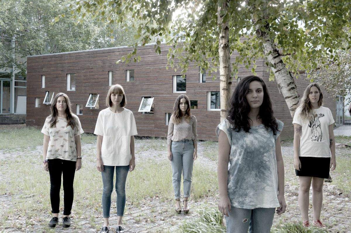 Alumnas da Esdemga que crearon o proxecto 'Human 2.0'