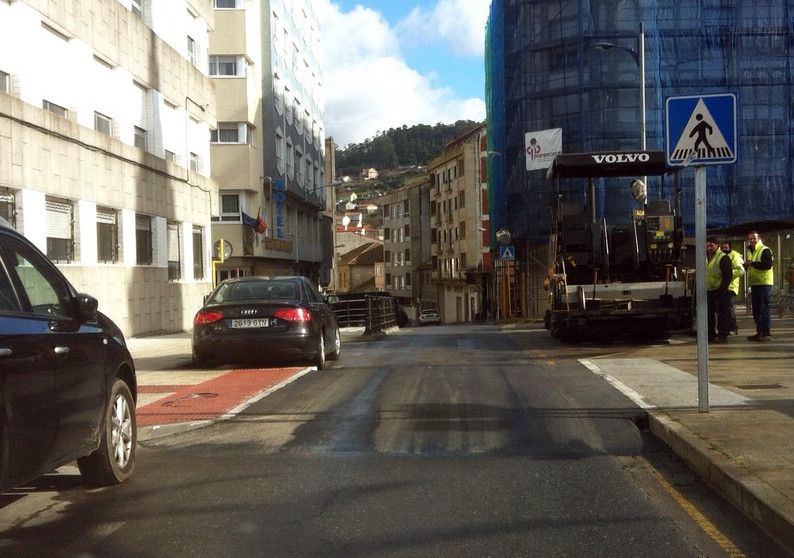 Paso elevado en la calle Concepción Arenal