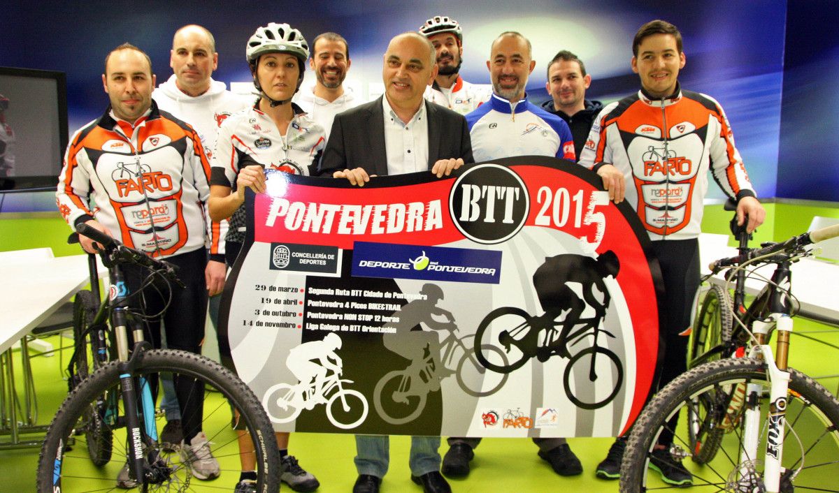 Presentación del calendario de pruebas de BTT en Pontevedra para 2015