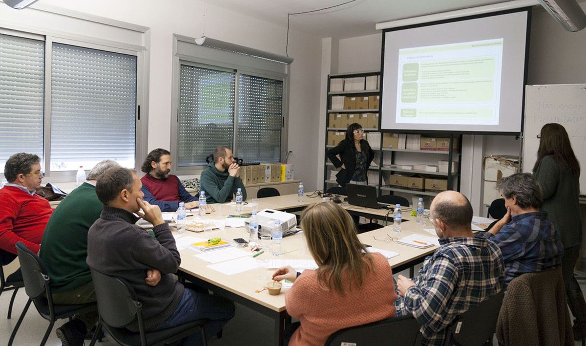 Miguel Anxo Fernández Lores y César Mosquera en la Universidad Autónoma de Barcelona