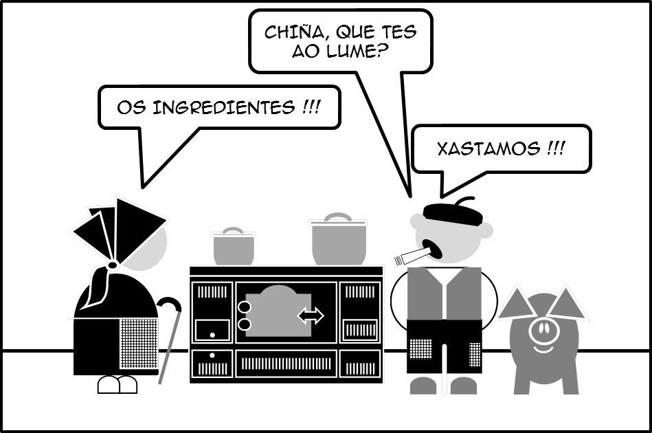 Os Recortiños: Ingredientes
