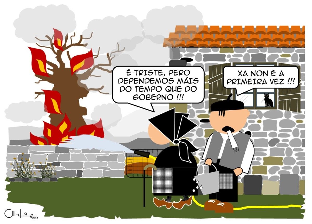 Os Recortiños: Lume sen control