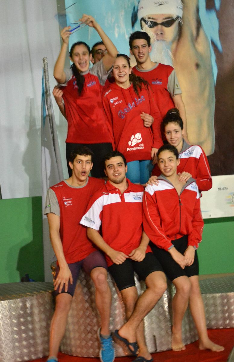 Nadadores do Galaico no Campionato Galego Júnior