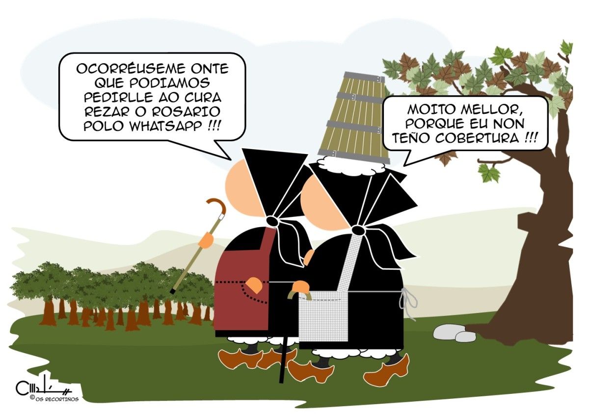Os Recortiños: Rosario por whatsapp