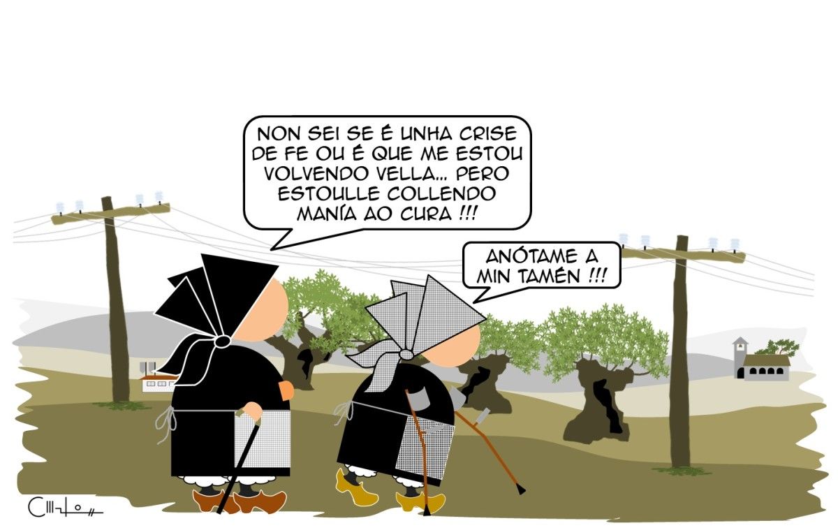 Os Recortiños: Manía ao cura