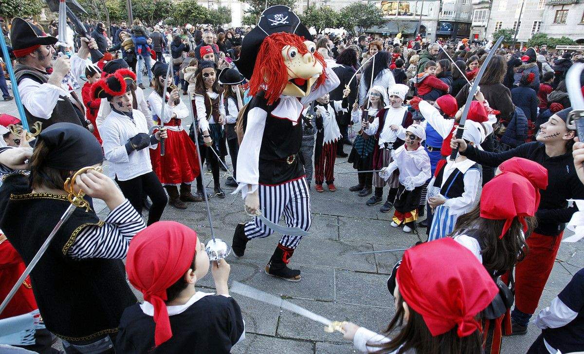 Festa Pirata de Entroido para nenos na Ferrería