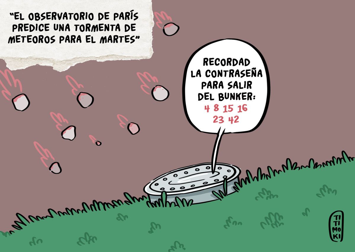 Ahora, tormenta de meteoritos