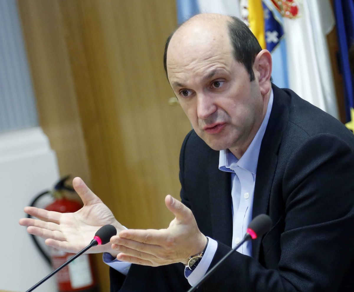 Rafael Louzán, presidente de la Deputación de Pontevedra