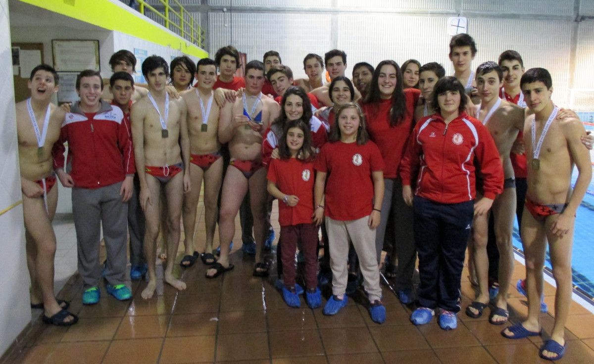 Equipos del Waterpolo Galaico en el Campeonato Gallego Juvenil