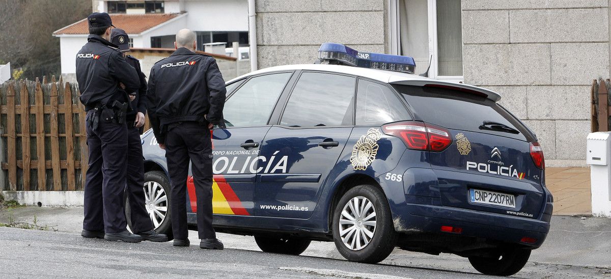 Agentes de la Policía Nacional de Pontevedra