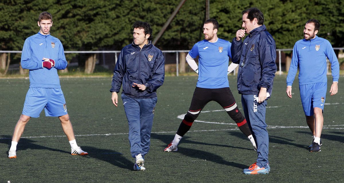 Adestramento do Pontevedra na Xunqueira