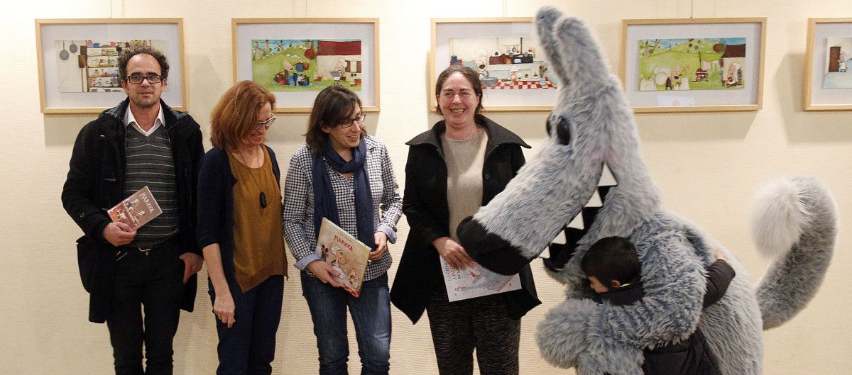 Inauguración da exposición de ilustracións orixinais de Mafalda Milhöes na Biblioteca Inauguración da exposición de ilustracións orixinais de Mafalda Milhöes na Biblioteca