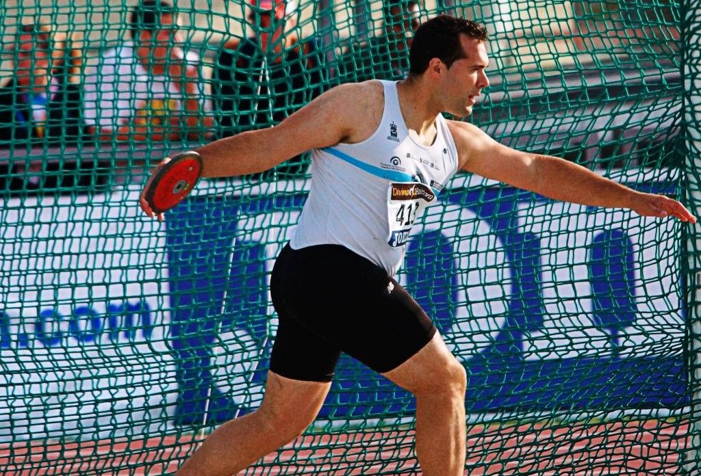 Víctor Gallego, atleta da Sociedad Gimnástica