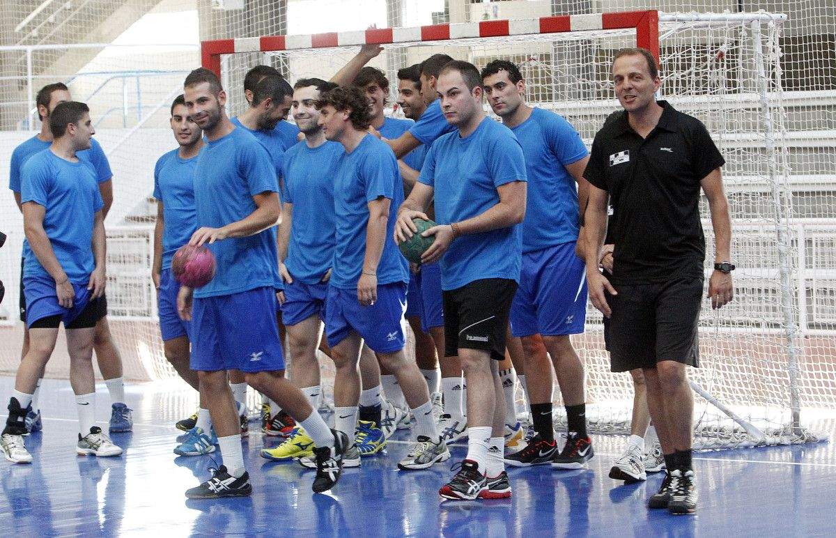 Entrenamiento del Teucro en el Municipal