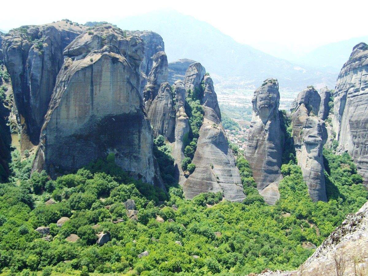 Paisaxe de Meteora Paisaxe de Meteora