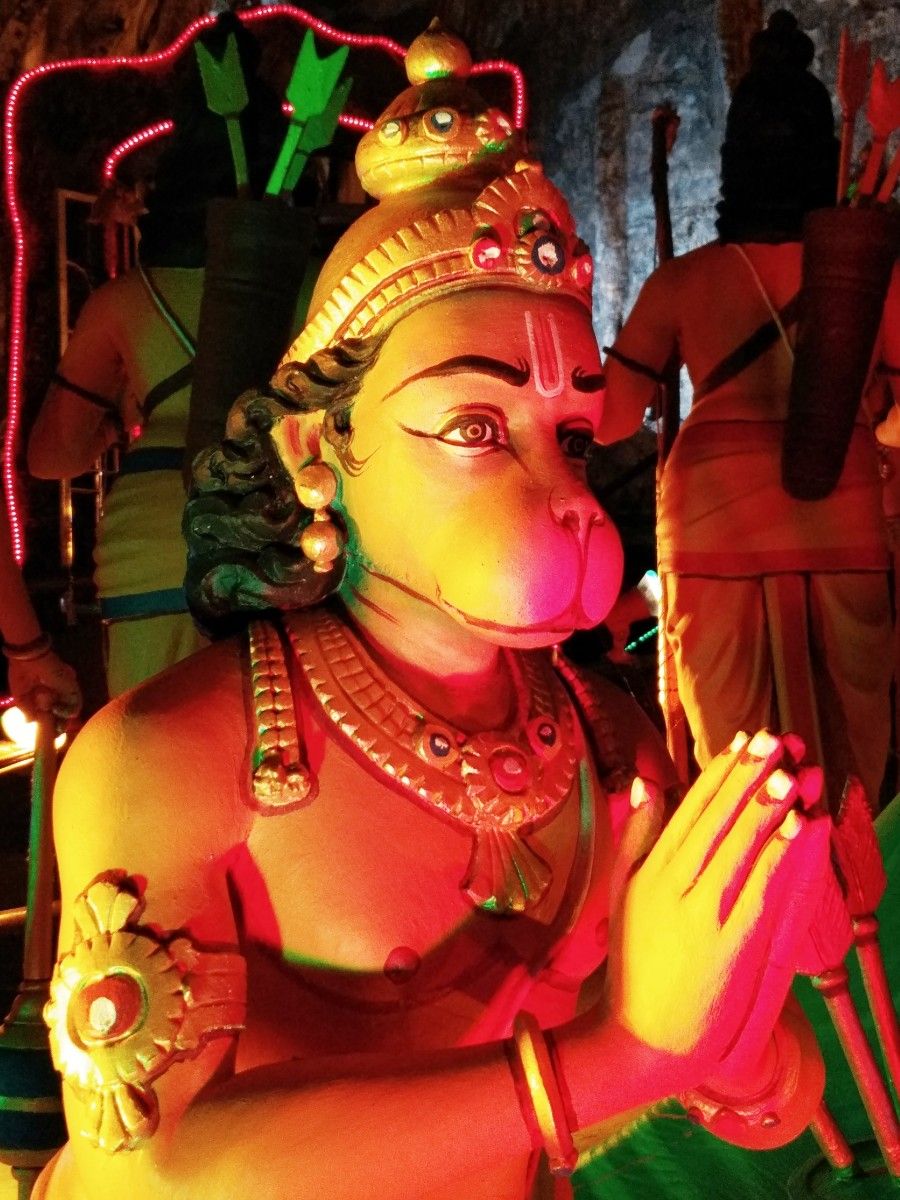 Personaxe do Ramayana na cova do mesmo nome (1)