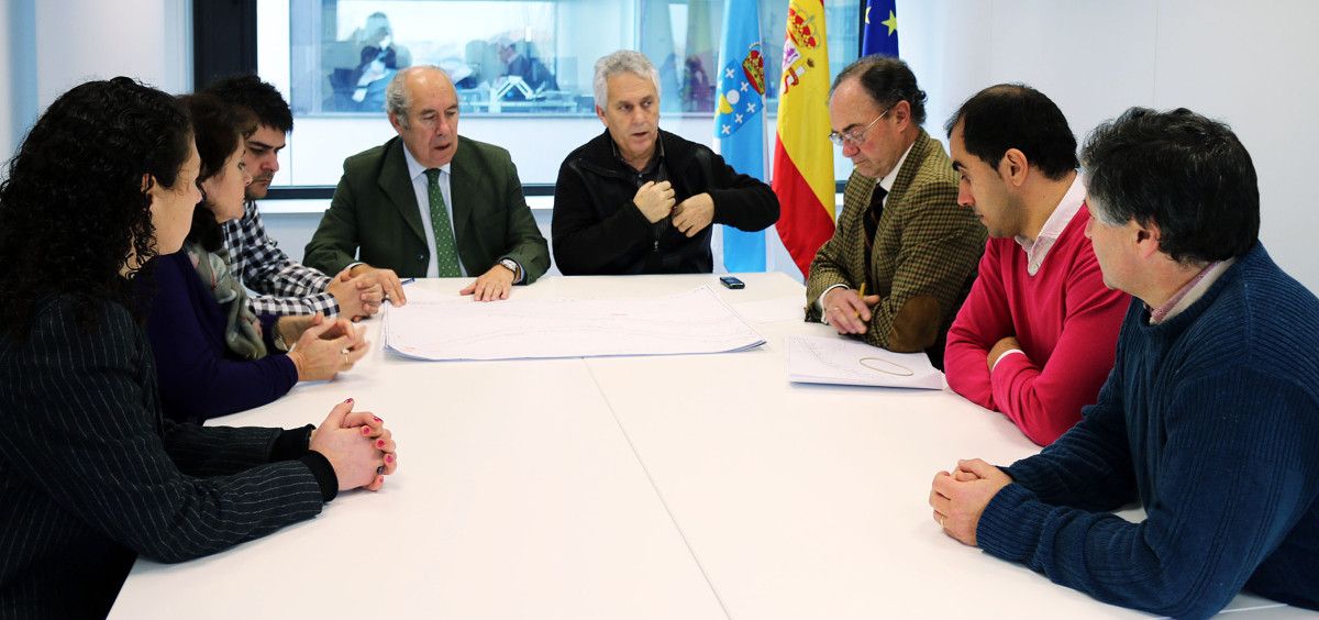 Reunión técnica para la mejora de la carretera PO-308