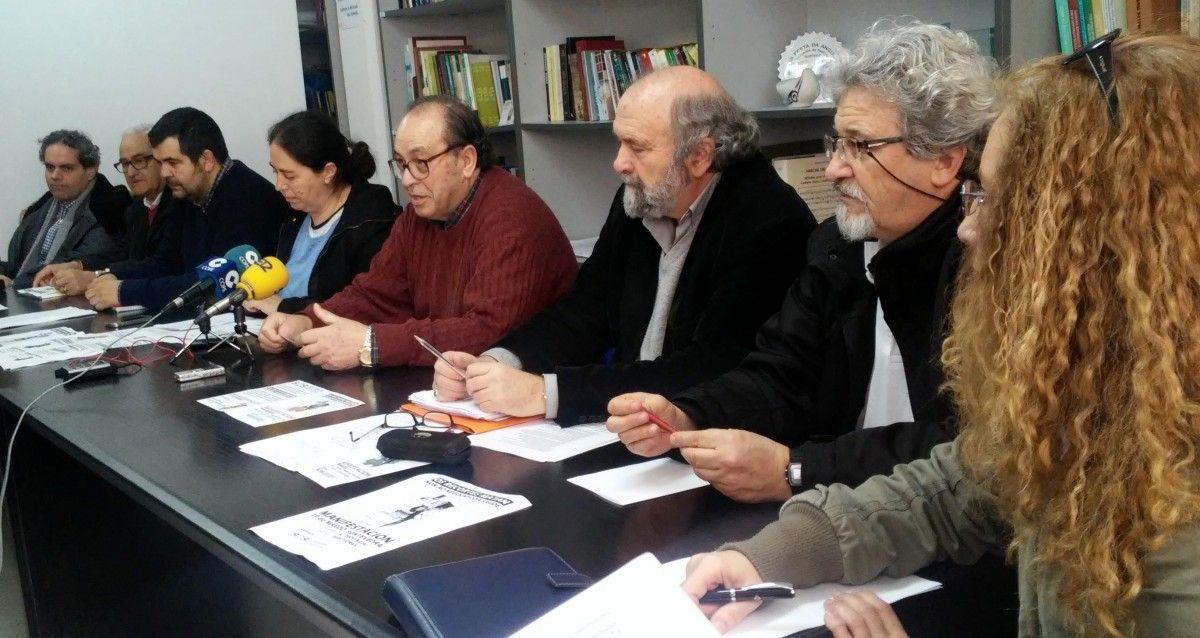 Miembros de SOS Sanidade Pública