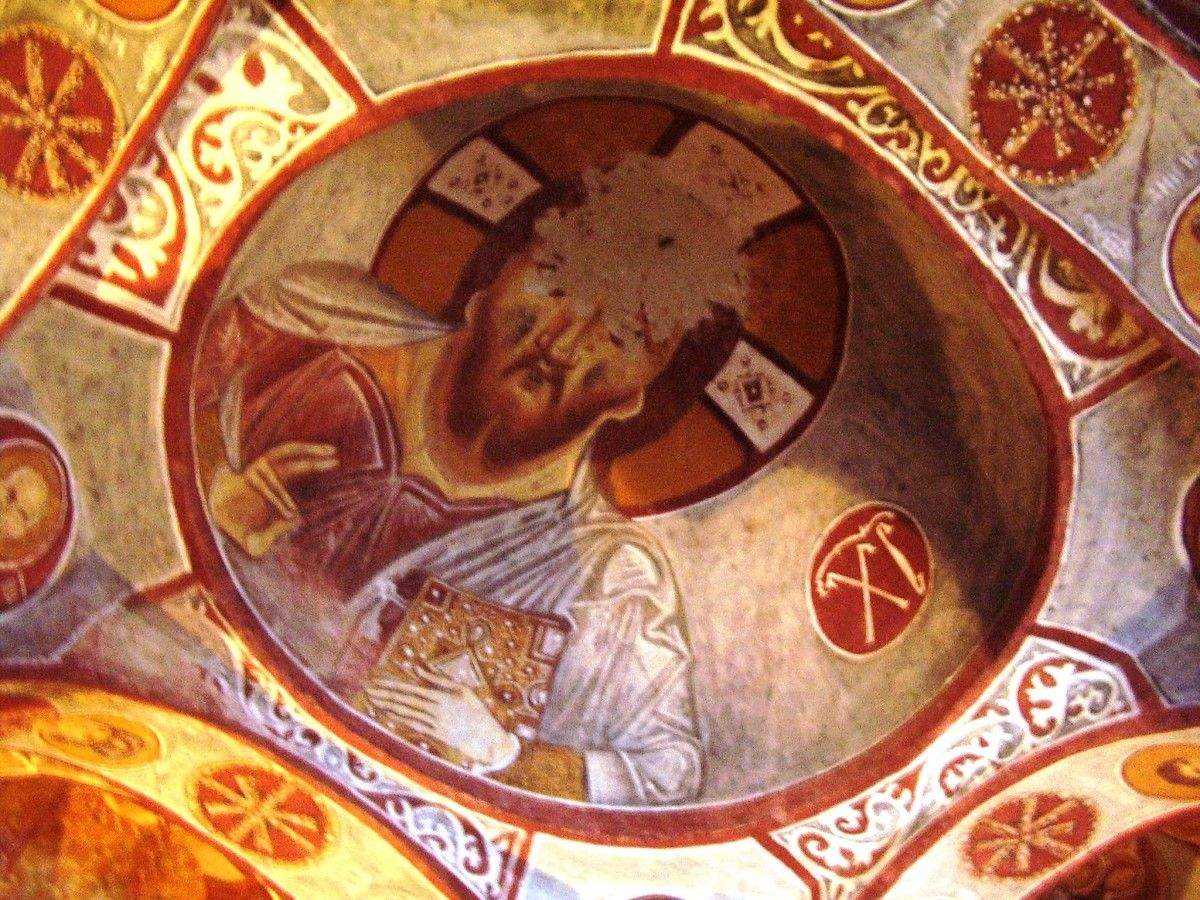 Fresco na Igrexa Escura de Göreme