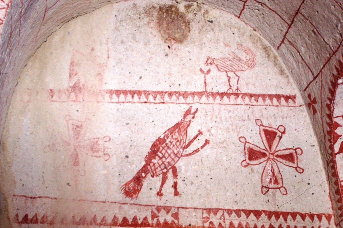 Imaxes iconoclastas nunha igrexa de Göreme