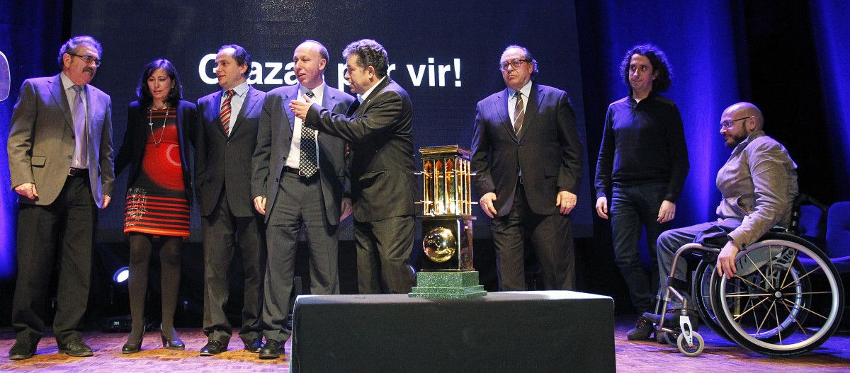 Acto público no Teatro Principal para celebrar o premio ONU-Hábitat concedido a Pontevedra