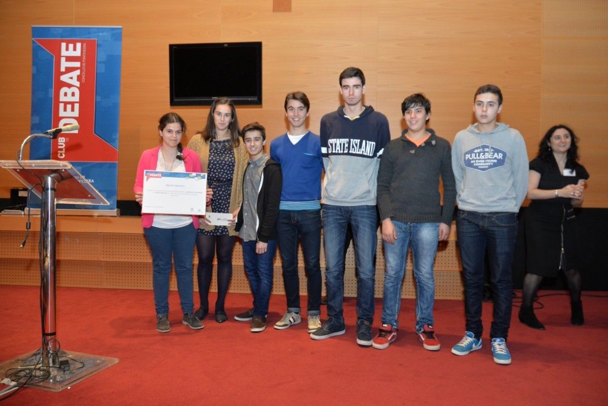 Uno de los momentos de la edición 2015 del Club de Debate de Pontevedra